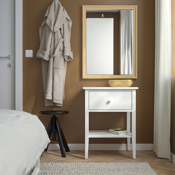 PINGSTSYREN Espejo, amarillo claro-beige, 60x80 cm