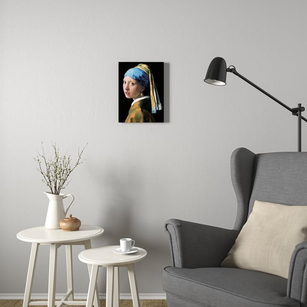 PJÄTTERYD Cuadro, la joven de la perla, 2, 30x40 cm