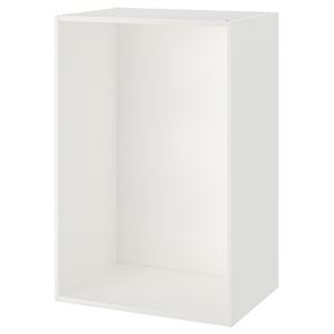 PLATSA Estructura, blanco, 80x55x120 cm