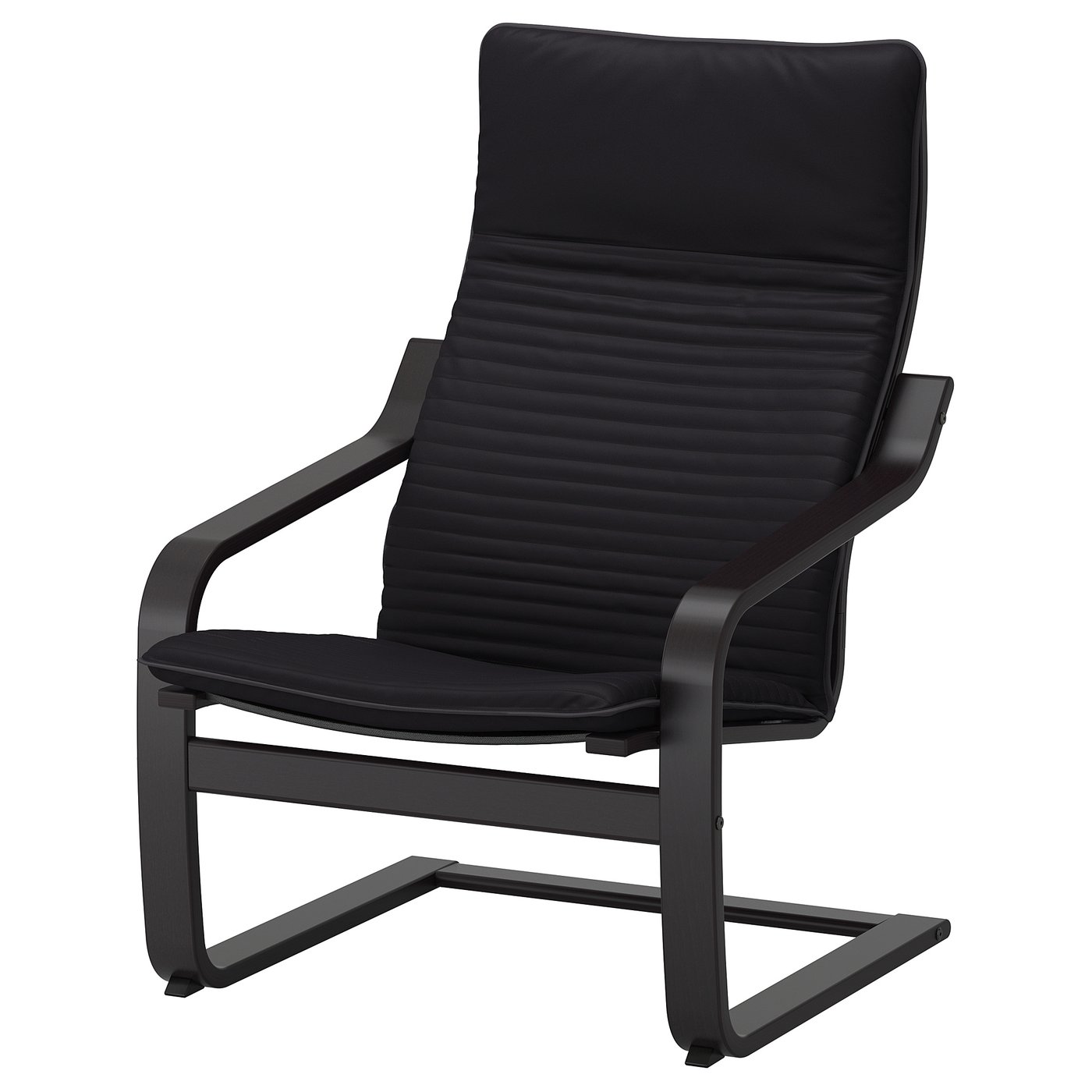 POÄNG Sitial, negro/Knisa negro - IKEA Chile