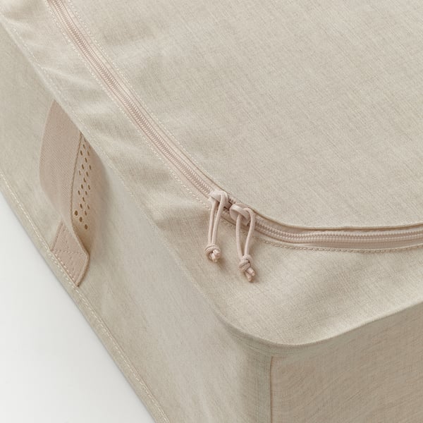 PURRPINGLA Organizador de ropa, textil/beige, 43x53x19 cm