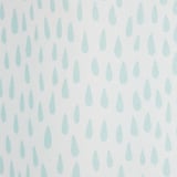 RÅNEÄLVEN Cortina de baño, blanco/turquesa, 180x180 cm