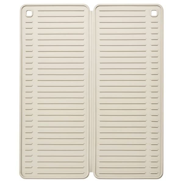 RINNIG Mat secaplatos, beige, 51x42 cm