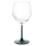 RÖDRÄKA Copa de vino, turquesa claro/vidrio incoloro, 50 cl