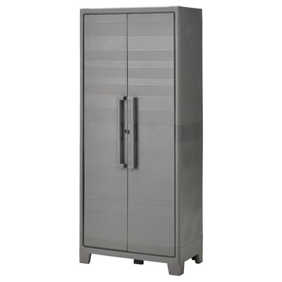 RUNMARÖ Gabinete, Gris oscuro int/ext, 80x44x182 cm