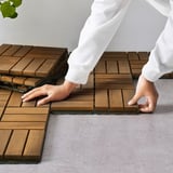 RUNNEN Piso deck para terraza, acacia, 0.81 m²