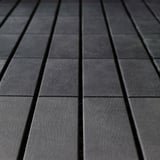 RUNNEN Piso deck para terraza, gris osc, 0.81 m²