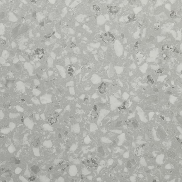 SÄLJAN Cubierta de cocina, gris claro acabado mineral/laminado, 186x3.8 cm