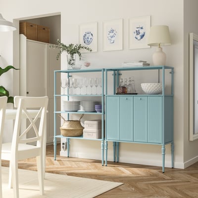 SÅGMÄSTARE Mueble de almacenamiento, 164x35x128 cm