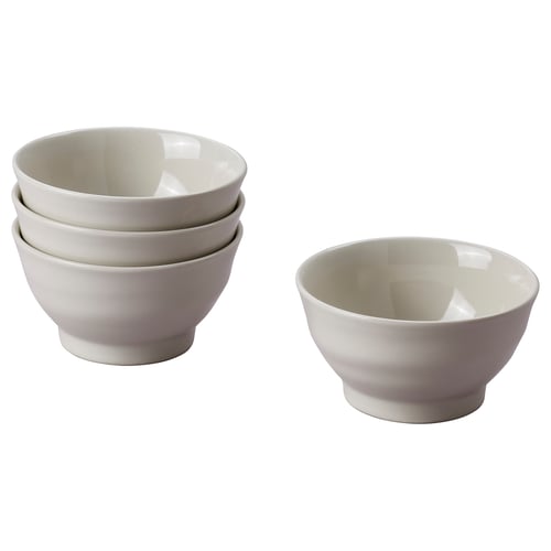 SANDSKÄDDA Bowl, beige, 14 cm