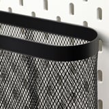 SKÅDIS Cestos, set de 3, negro