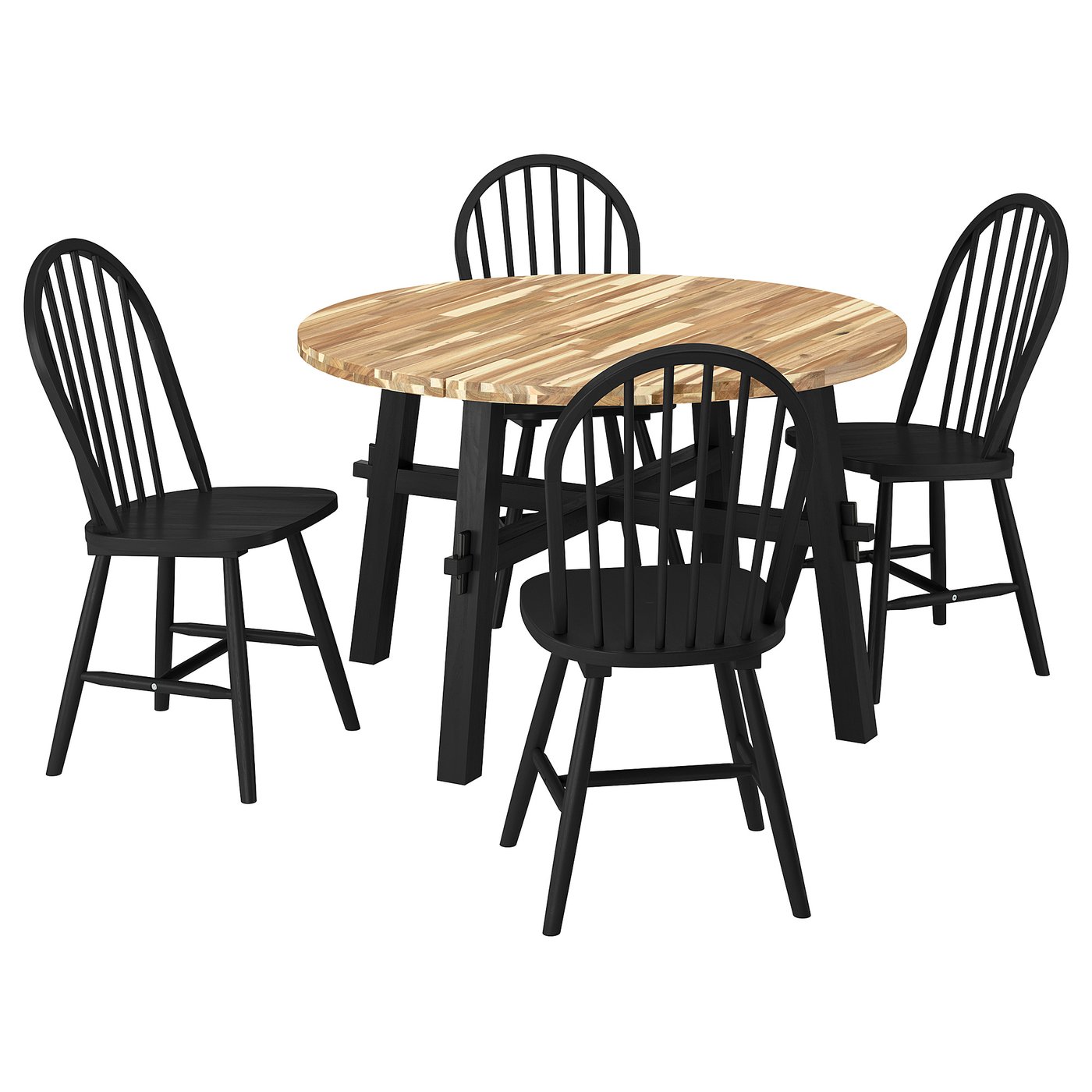 Juego de comedor con 4 sillas