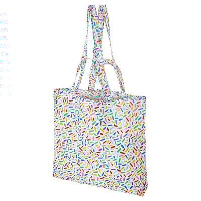 SKYNKE Bolsa para compras, multicolor/con diseño, 45x36 cm