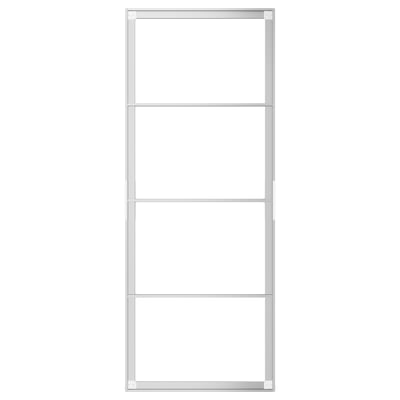 SKYTTA Estructura para puerta corredera, aluminio, 77x196 cm