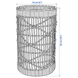 SLIPPRIG Farol para vela grande, hecho a mano junco