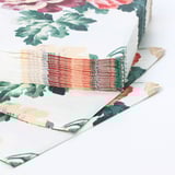 SMAKSINNE Servilleta de papel, multicolor/flor, 33x33 cm