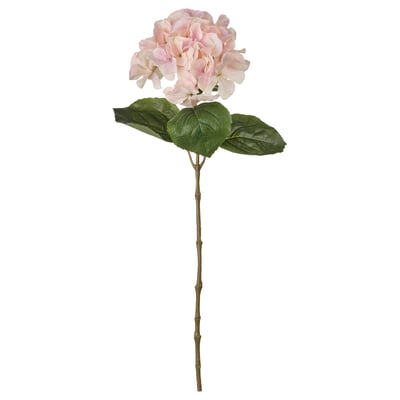 SMYCKA Flor artificial, interior/exterior/Hortensia rosado, 55 cm