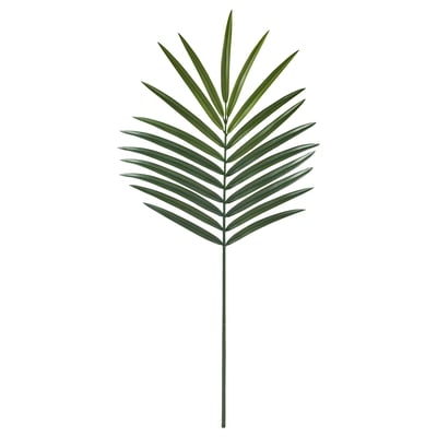 SMYCKA Hoja artificial, interior/exterior/palmera verde, 100 cm
