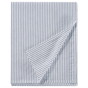 SOLFIBBLA Sábana, blanco azul/raya, 240x260 cm