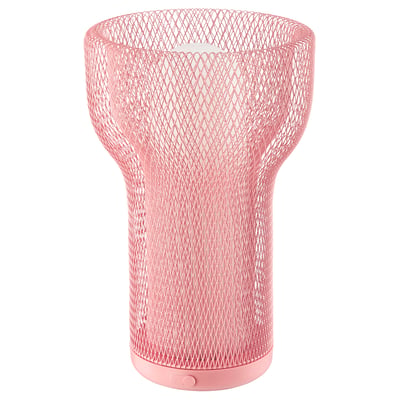 SOLVINDEN Iluminación decorativa LED, a pilas malla/ext rosado