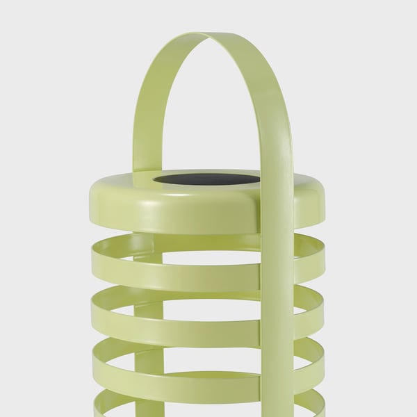 SOLVINDEN Lámpara de mesa LED, energía solar raya/ext menta
