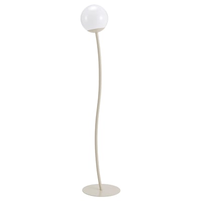 SOLVINDEN Lámpara de pie, energía solar/ext beige