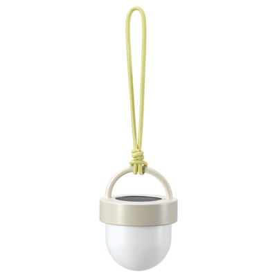 SOLVINDEN Lámpara de techo solar LED, energía solar ext/beige, 10 cm