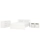 Opción: SONGESAND Muebles dormitorio, set de 4, blanco, 140x200 cm