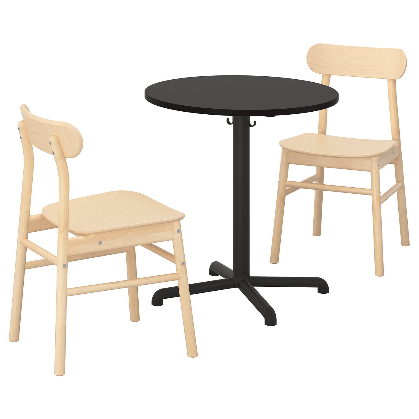 Juego de comedor 2 sillas