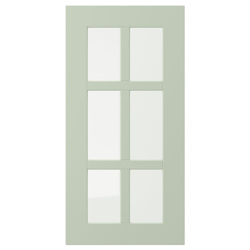 STENSUND Puerta de vidrio, menta, 30x60 cm