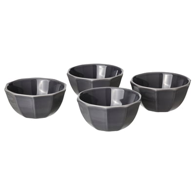 STRIMMIG Bowl, gres gris, 15 cm