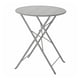 SUNDSÖ Mesa para terraza, gris, 65 cm