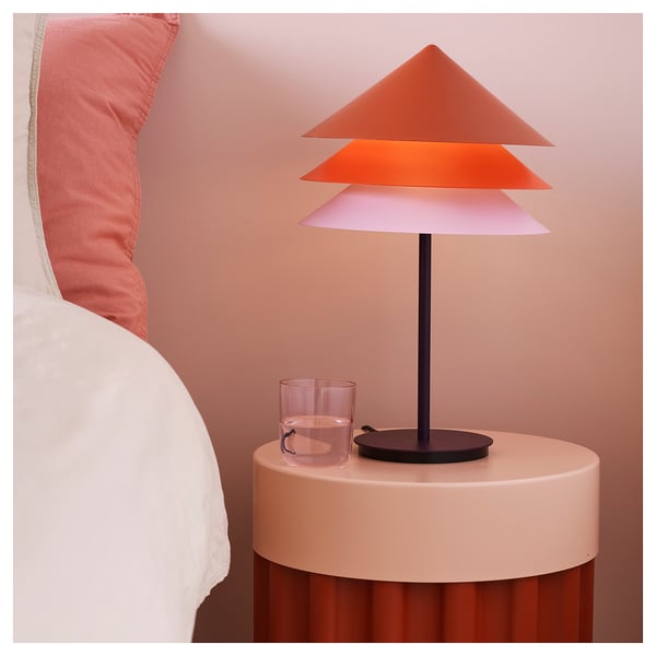 TESAMMANS Base para lámpara de mesa, morado, 30 cm