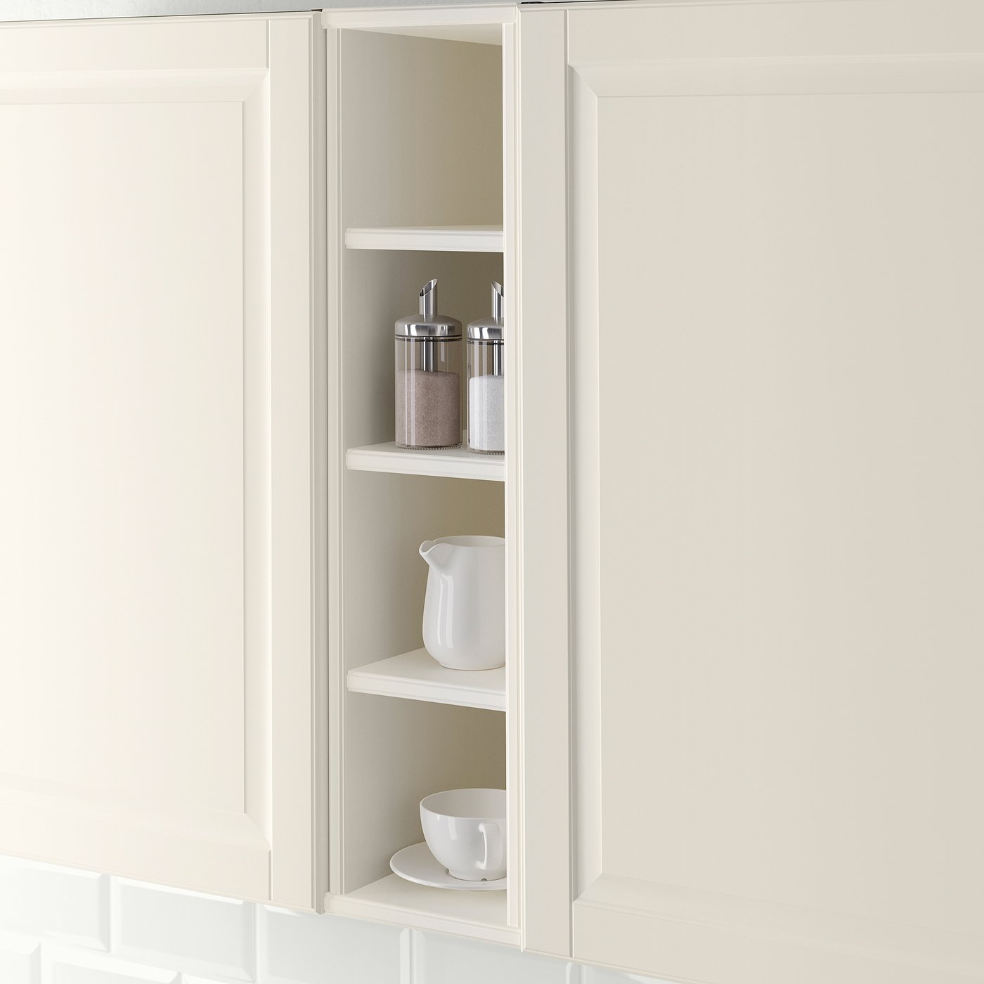 TORNVIKEN Mueble abierto, color hueso, 20x37x80 cm - IKEA Chile