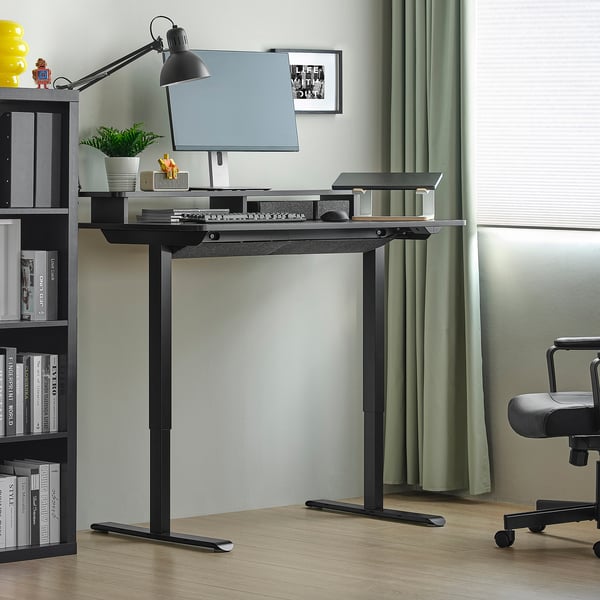 TRAVSPORT / MILLBERGET Juego de escritorio, eléctrico negro