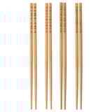 TREBENT Palillos, set de 4, bambú