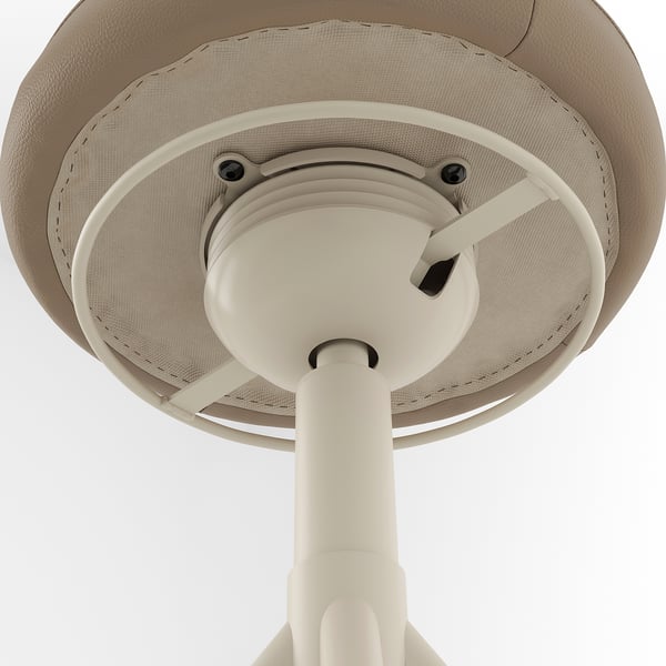 TROLLBERGET Piso escritorio altura regulable, Grann beige