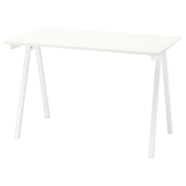 TROTTEN Escritorio, blanco, 120x70 cm