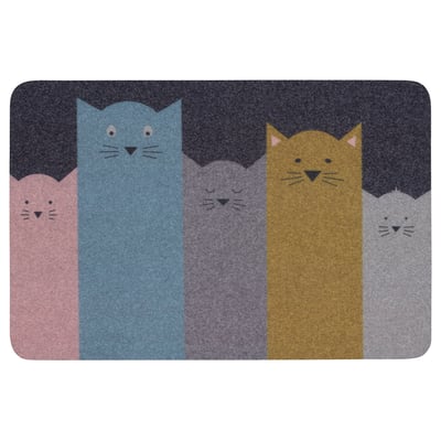 TURISTVÄG Limpiapiés, diseño gato, 40x60 cm