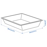 UPPDATERA Bandeja para utensilios, blanco, 20x31 cm