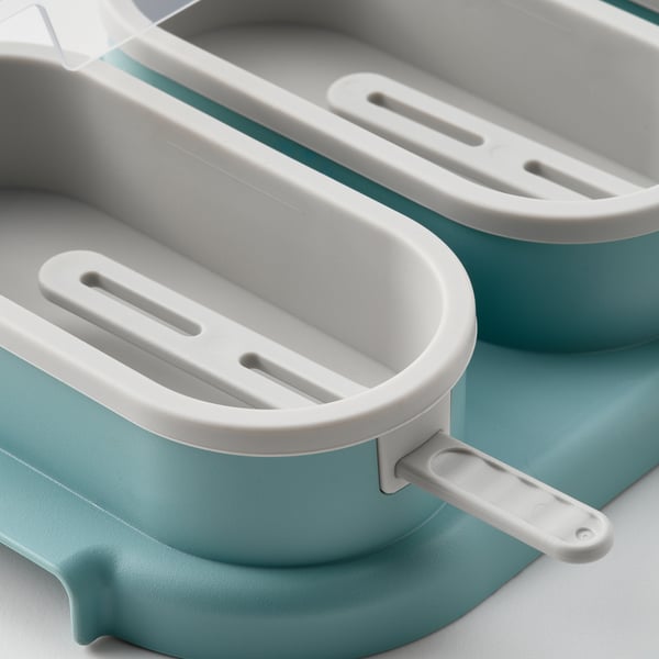 UPPFYLLD Molde para helados, menta/gris claro