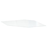 UTRUSTA Repisa para mueble mural esquinero, vidrio, 68 cm