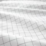 VÄNKRETS Funda plumón con funda almohada, a cuadros blanco/amarillo, 150x200/50x60 cm