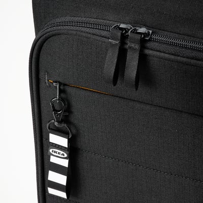VÄRLDENS Maleta con ruedas, negro, 34x20x54 cm/30 l