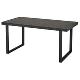 VÄRMANSÖ Mesa para terraza, Gris oscuro, 161x93 cm
