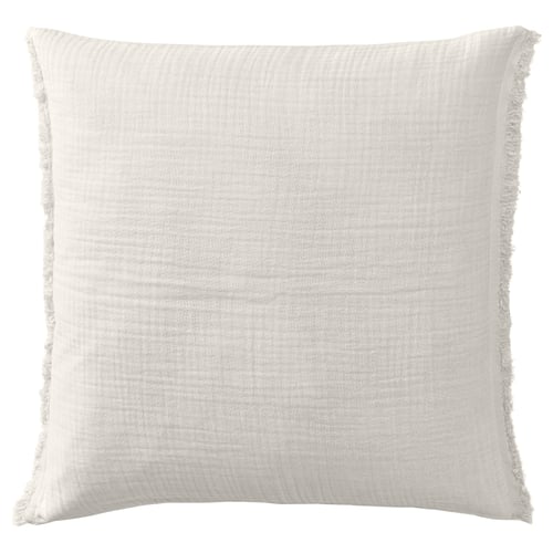 VALLKRASSING Funda de cojín, color hueso, 50x50 cm