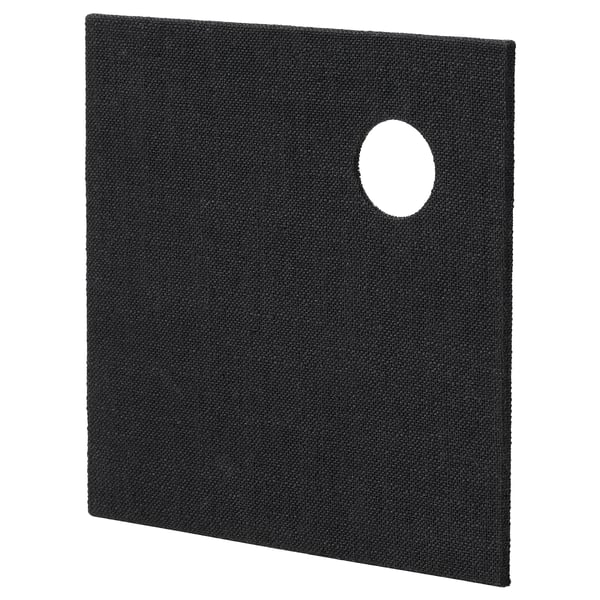 VAPPEBY Frente para parlante Bluetooth, negro, 20x20 cm