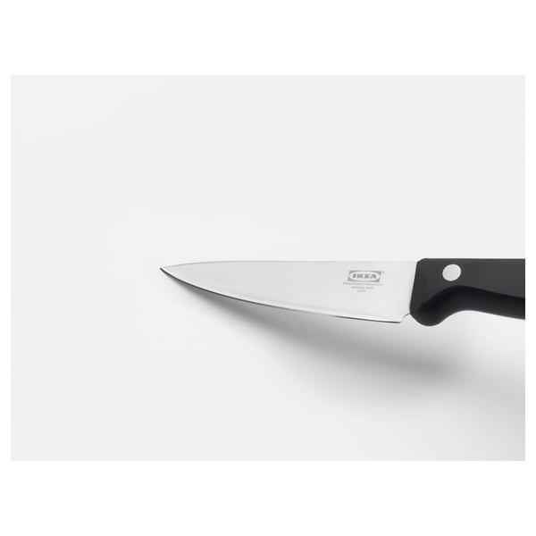 VARDAGEN Cuchillo pelador, gris osc, 9 cm