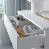 VIHALS Mueble de almacenamiento, blanco, 165x47x90 cm