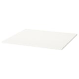 VIHALS Tablero escritorio, blanco, 74x74 cm